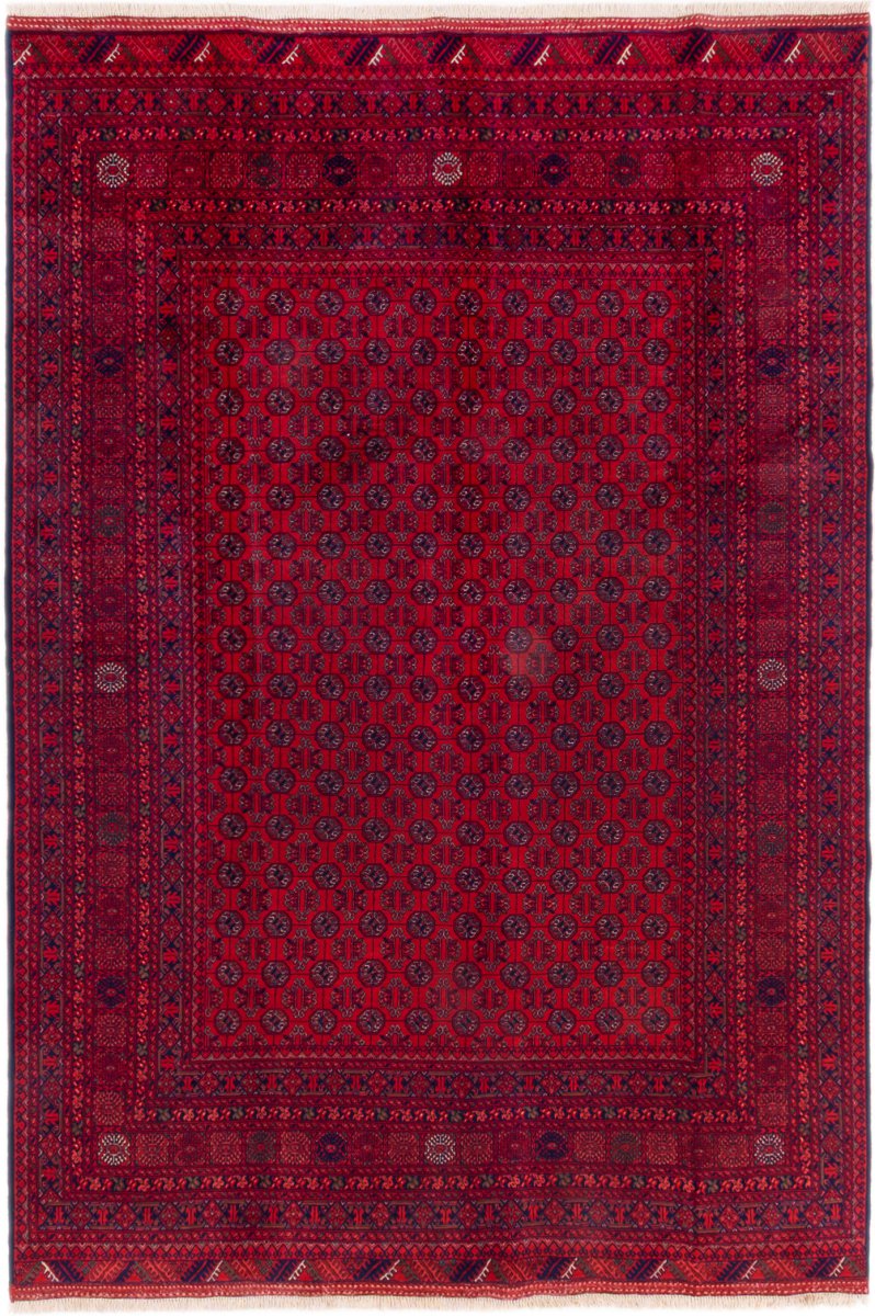 Afghansk tæppe Afghan Mauri 292x198 292x198, Persisk tæppe Håndknyttet