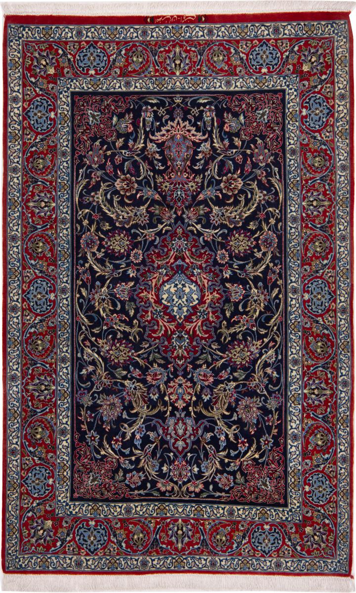 Persisk matta Isfahan Silkesvarp 178x111 178x111, Persisk matta Knuten för hand