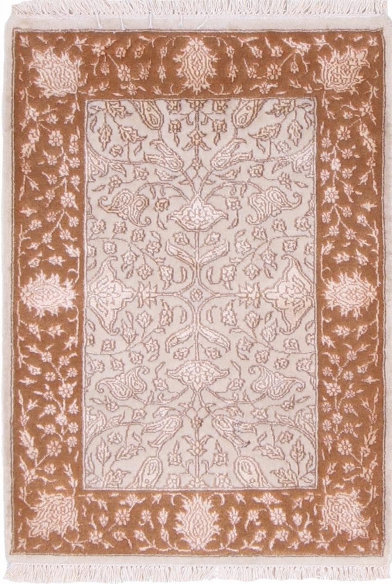 Indiaas tapijt Indo Tabriz 88x61 88x61, Perzisch tapijt Handgeknoopte