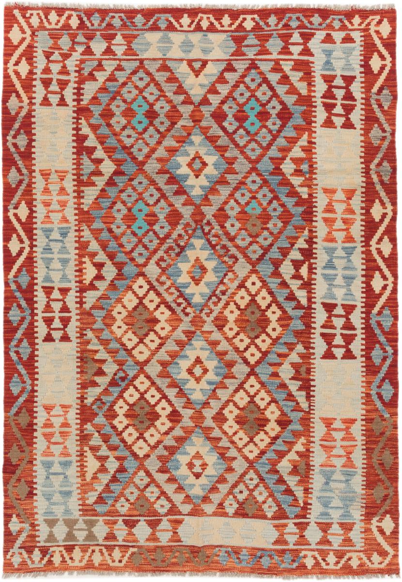 Afgán szőnyeg Kilim Afgán 208x145 208x145, Perzsa szőnyeg szőttesek