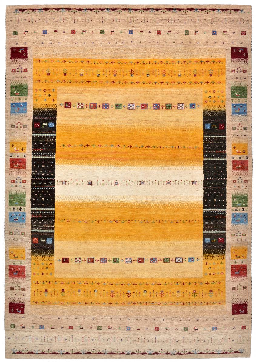 Indischer Teppich Gabbeh Loribaft 245x171 245x171, Perserteppich Handgeknüpft