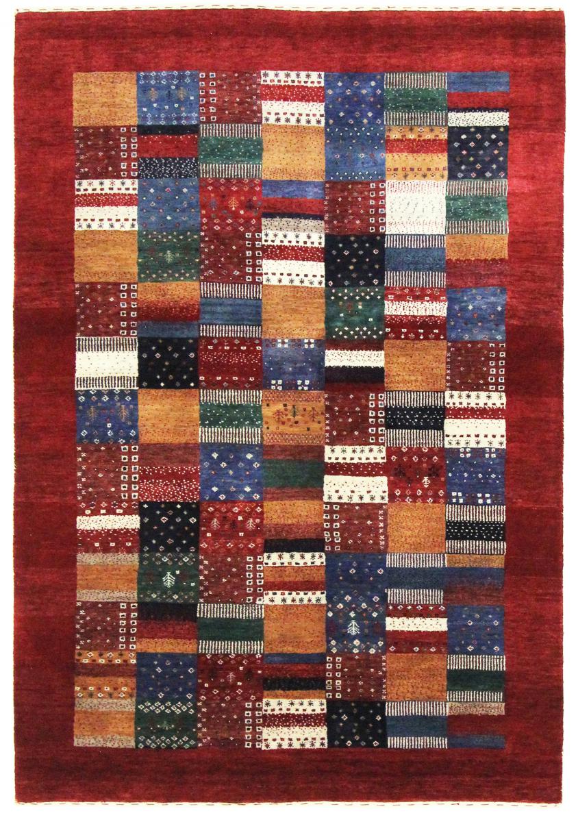 Tapete indiano Gabbeh Loribaft 207x144 207x144, Tapete persa Atado à mão