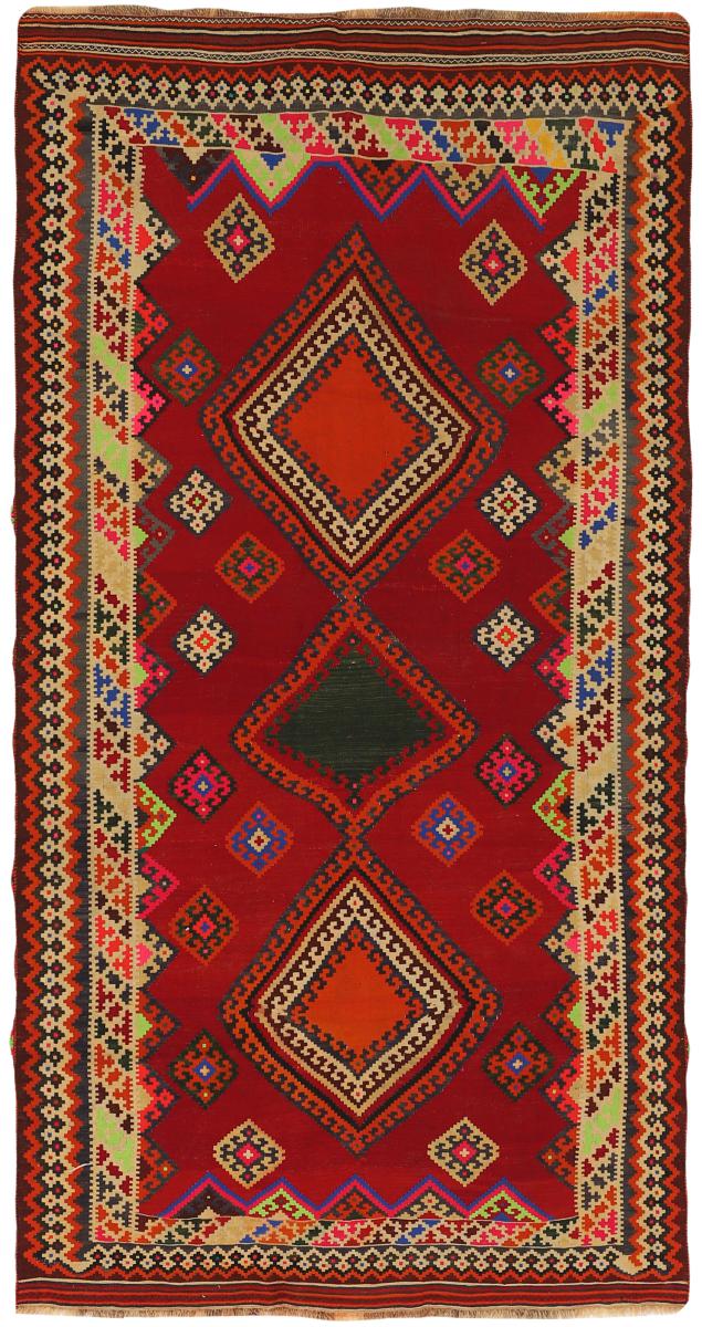 Tapis persan Kilim Fars 302x151 302x151, Tapis persan Tissé à la main