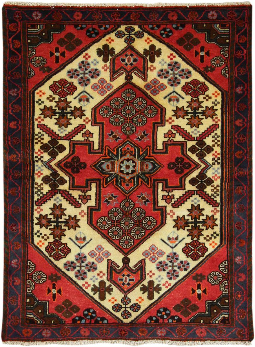 Persisk tæppe Hamadan 138x104 138x104, Persisk tæppe Knyttet i hånden