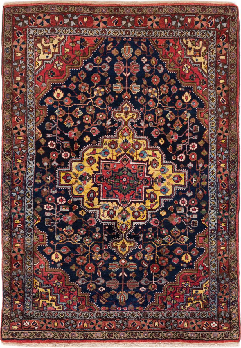 Tapis persan Jozan 196x131 196x131, Tapis persan Noué à la main