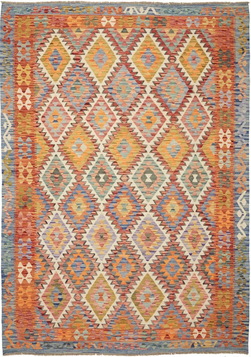 Tapete afegão Kilim Afegão 293x206 293x206, Tapete persa Tecido à mão