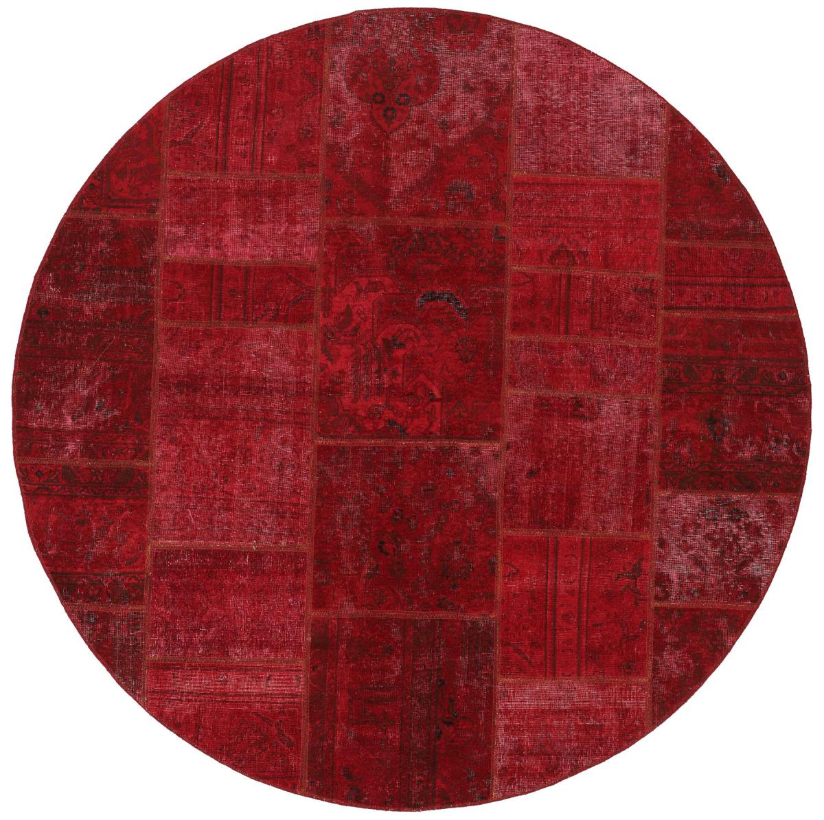 Περσικό χαλί Patchwork 251x249 251x249, Περσικό χαλί Οι κόμποι έγιναν με το χέρι