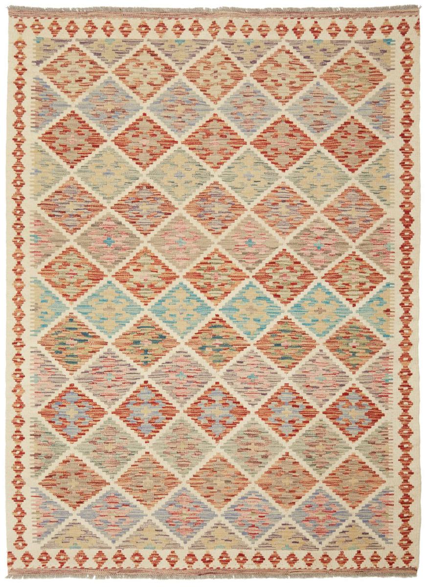 Tapete afegão Kilim Afegão 203x152 203x152, Tapete persa Tecido à mão