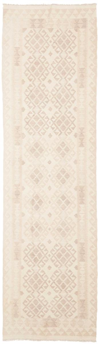 Afghanischer Teppich Kelim Afghan 9'3"x2'7" 9'3"x2'7", Perserteppich Handgewebt