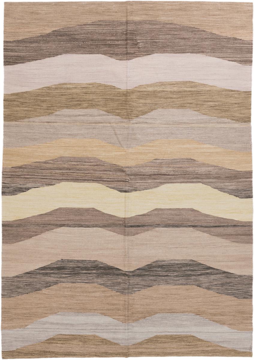 Afghanischer Teppich Kelim Afghan Design 9'6"x6'9" 9'6"x6'9", Perserteppich Handgewebt