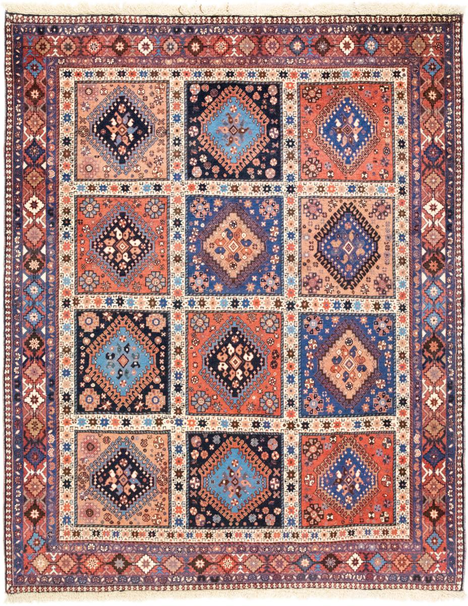 Alfombra persa Yalameh Vieja 192x150 192x150, Alfombra persa Anudado a mano