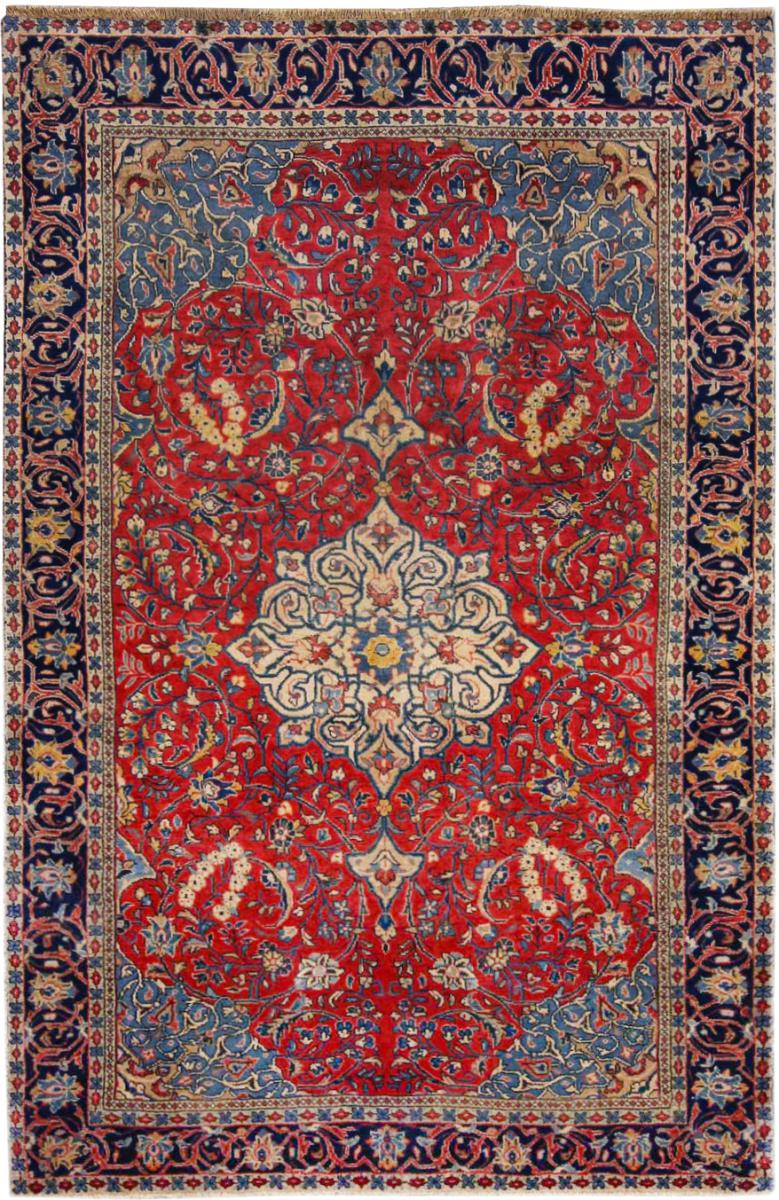 Tapete persa Mahal 201x128 201x128, Tapete persa Atado à mão