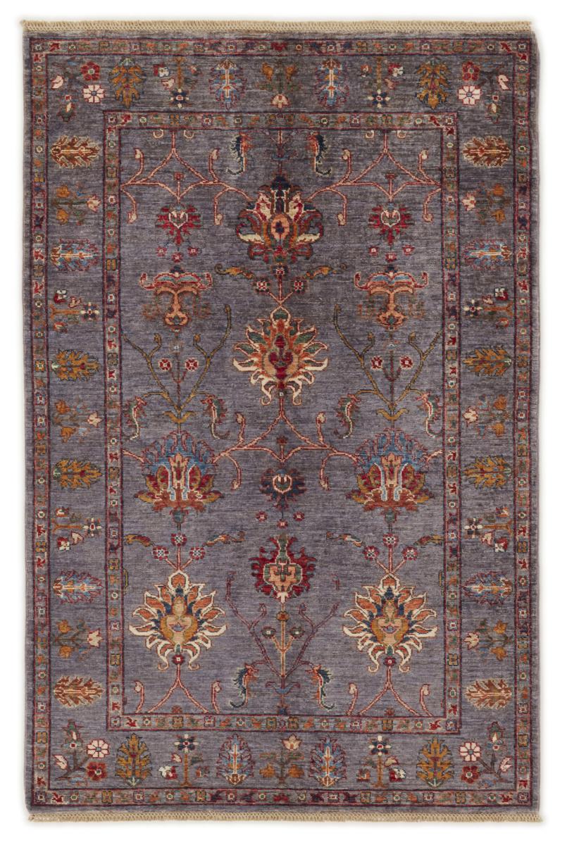 Αφγανικό χαλί Ziegler Farahan 185x124 185x124, Περσικό χαλί Οι κόμποι έγιναν με το χέρι