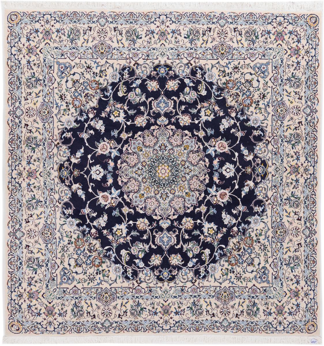 Persian Rug Nain 9La 210x200 210x200, Persian Rug Knotted by hand
