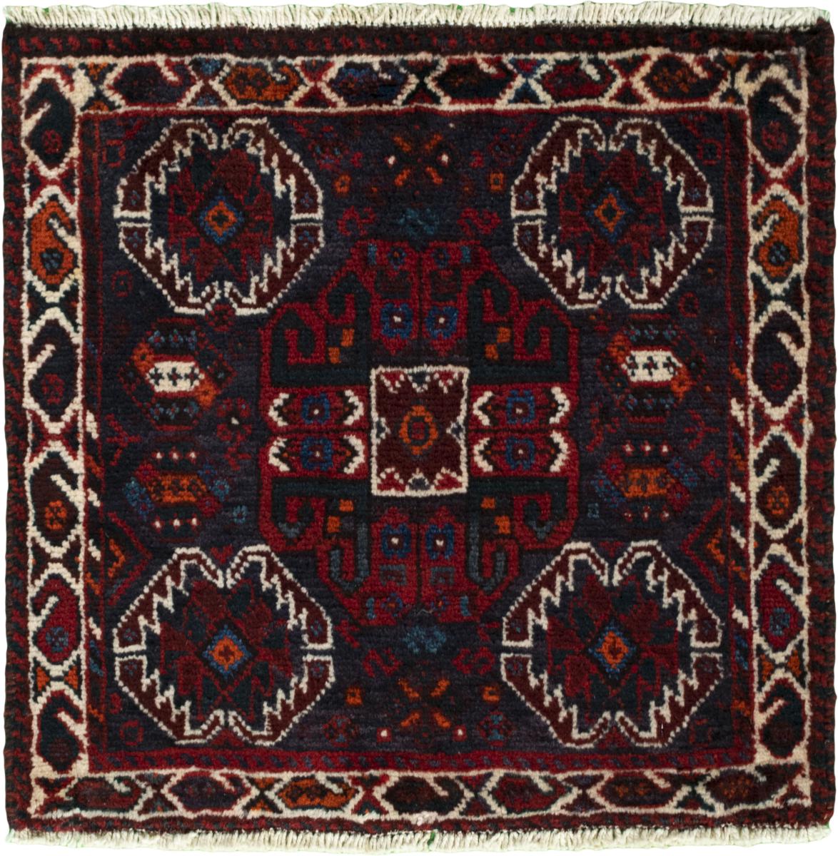 Tappeto persiano Shiraz 55x57 55x57, Tappeto persiano Annodato a mano