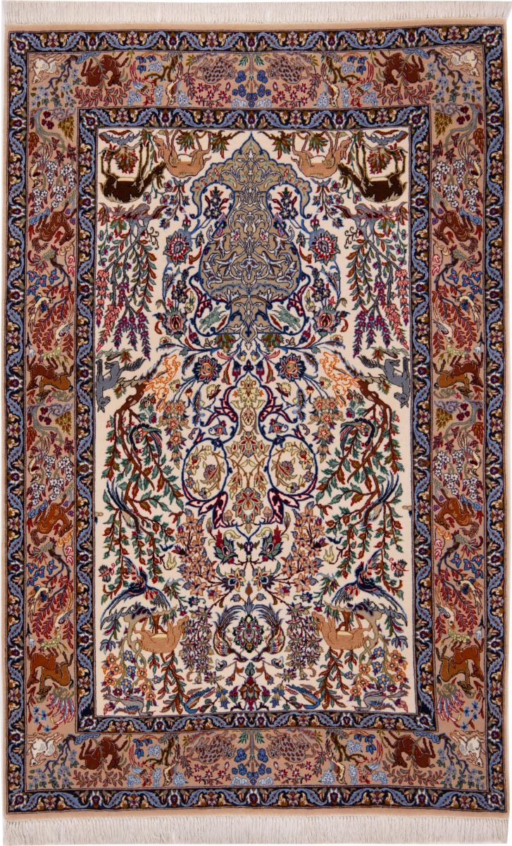 Covor persan Isfahan Urzeală de Mătase 175x109 175x109, Covor persan Lucrate de mână