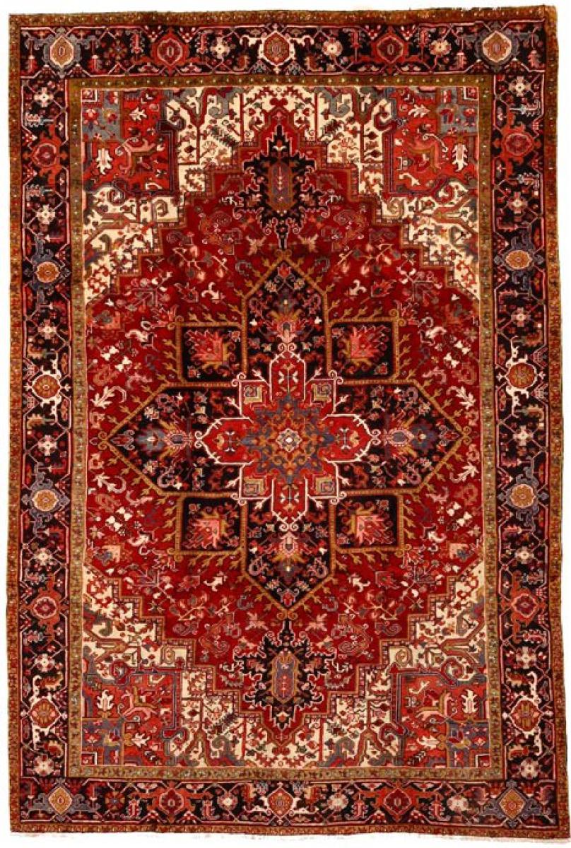 Persian Rug Heriz 332x249 332x249, Persian Rug Knotted by hand