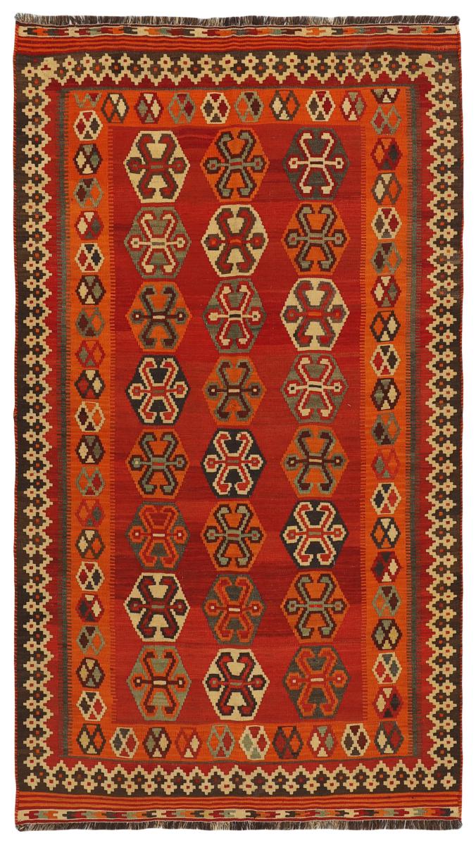 Alfombra persa Kilim Fars 288x156 288x156, Alfombra persa Tejido a mano