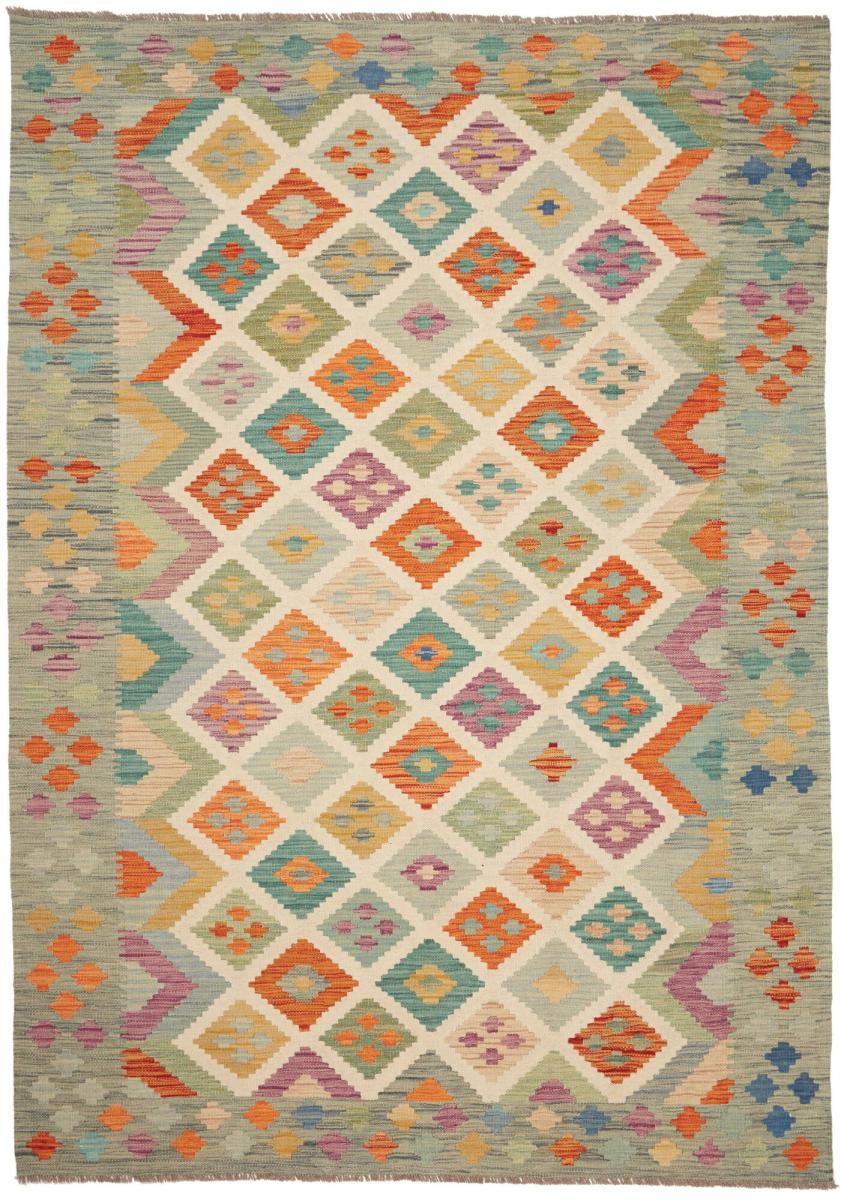 Tapete afegão Kilim Afegão 239x167 239x167, Tapete persa Tecido à mão