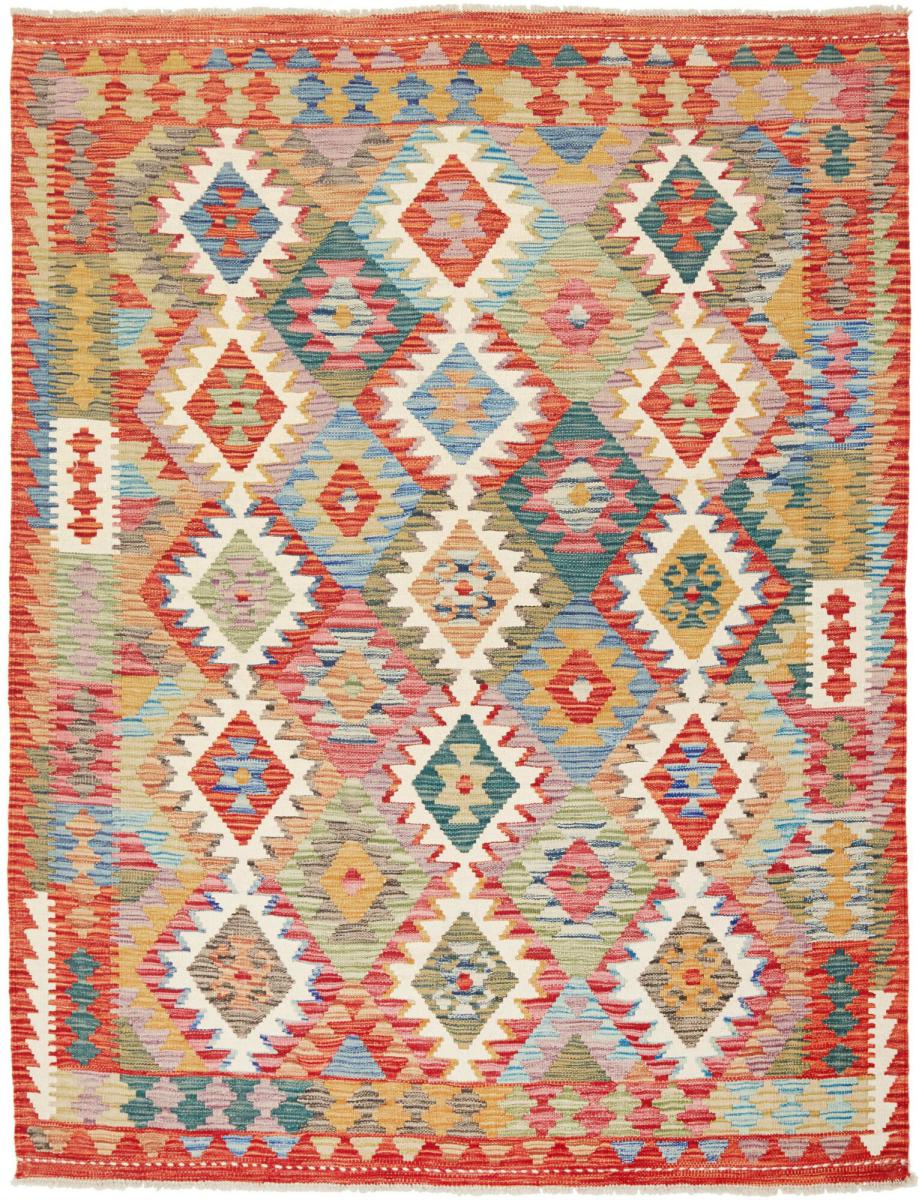 Tapete afegão Kilim Afegão 198x158 198x158, Tapete persa Tecido à mão