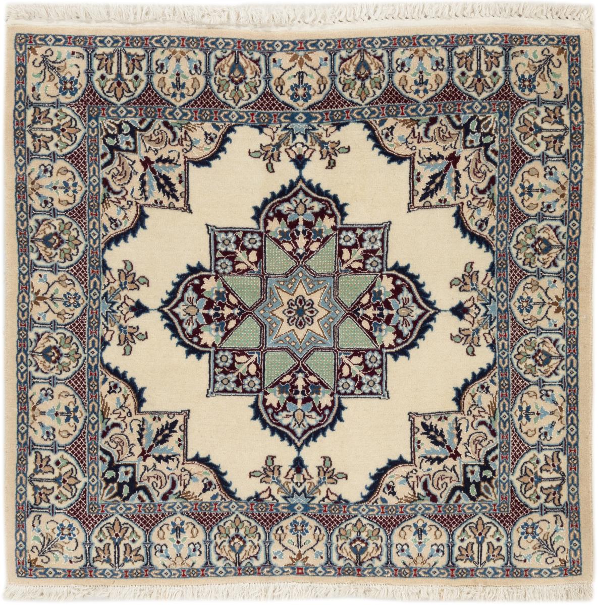 Perserteppich Nain 96x93 96x93, Perserteppich Handgeknüpft