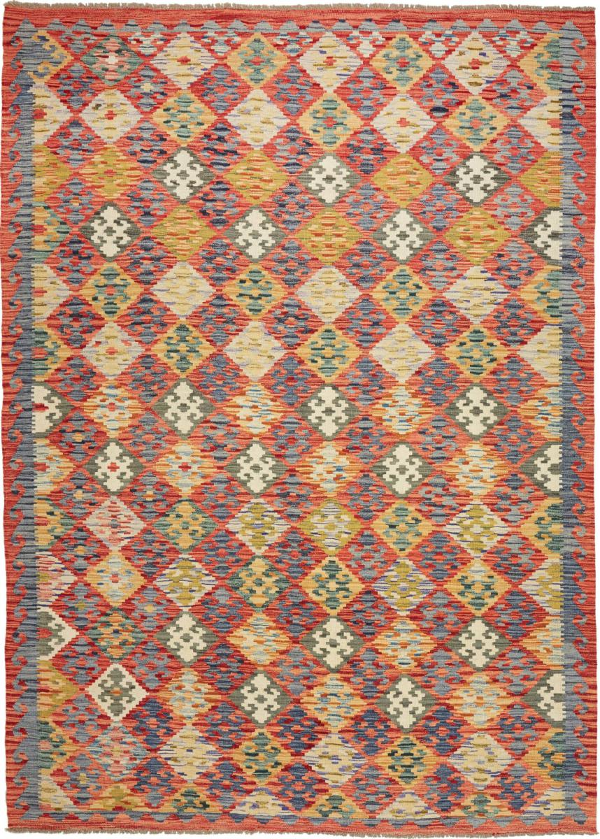 Tapete afegão Kilim Afegão 296x214 296x214, Tapete persa Tecido à mão