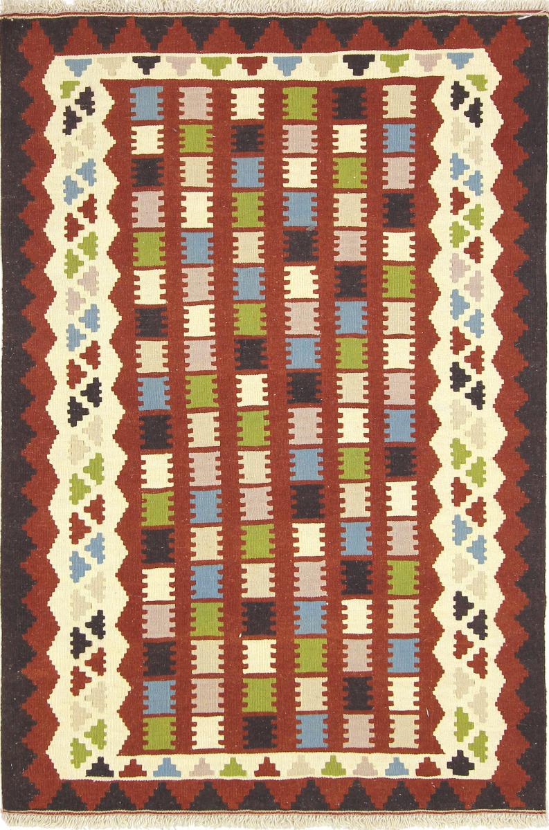 Tapete persa Kilim Fars 149x101 149x101, Tapete persa Tecido à mão