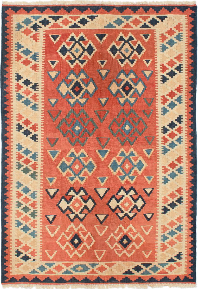 Tapete persa Kilim Fars 161x112 161x112, Tapete persa Tecido à mão