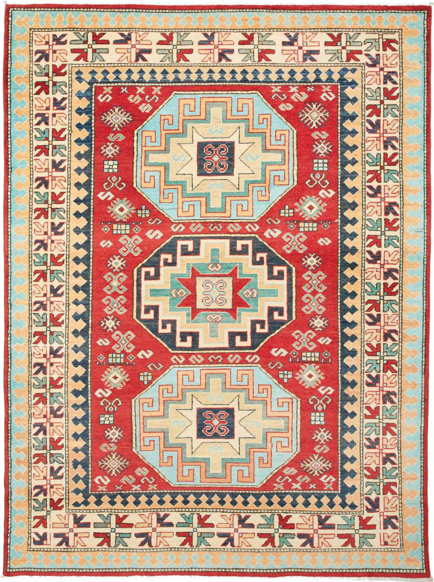 Afghan rug Kazak Limited 229x170 229x170, Persian Rug Knotted by hand