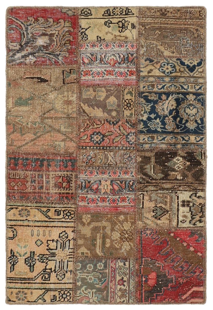 Alfombra persa Patchwork 129x79 129x79, Alfombra persa Anudado a mano