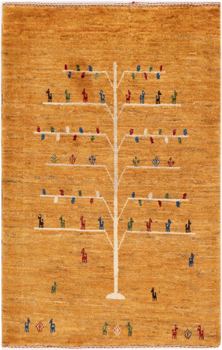 Persisk tæppe Persisk Gabbeh Kashkuli Banafsheh 131x86 131x86, Persisk tæppe Knyttet i hånden