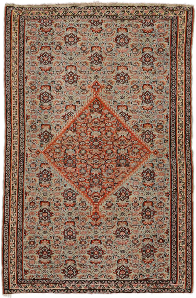 Perzsa szőnyeg Kilim Fars Senneh Antik 194x126 194x126, Perzsa szőnyeg Kézzel csomózva