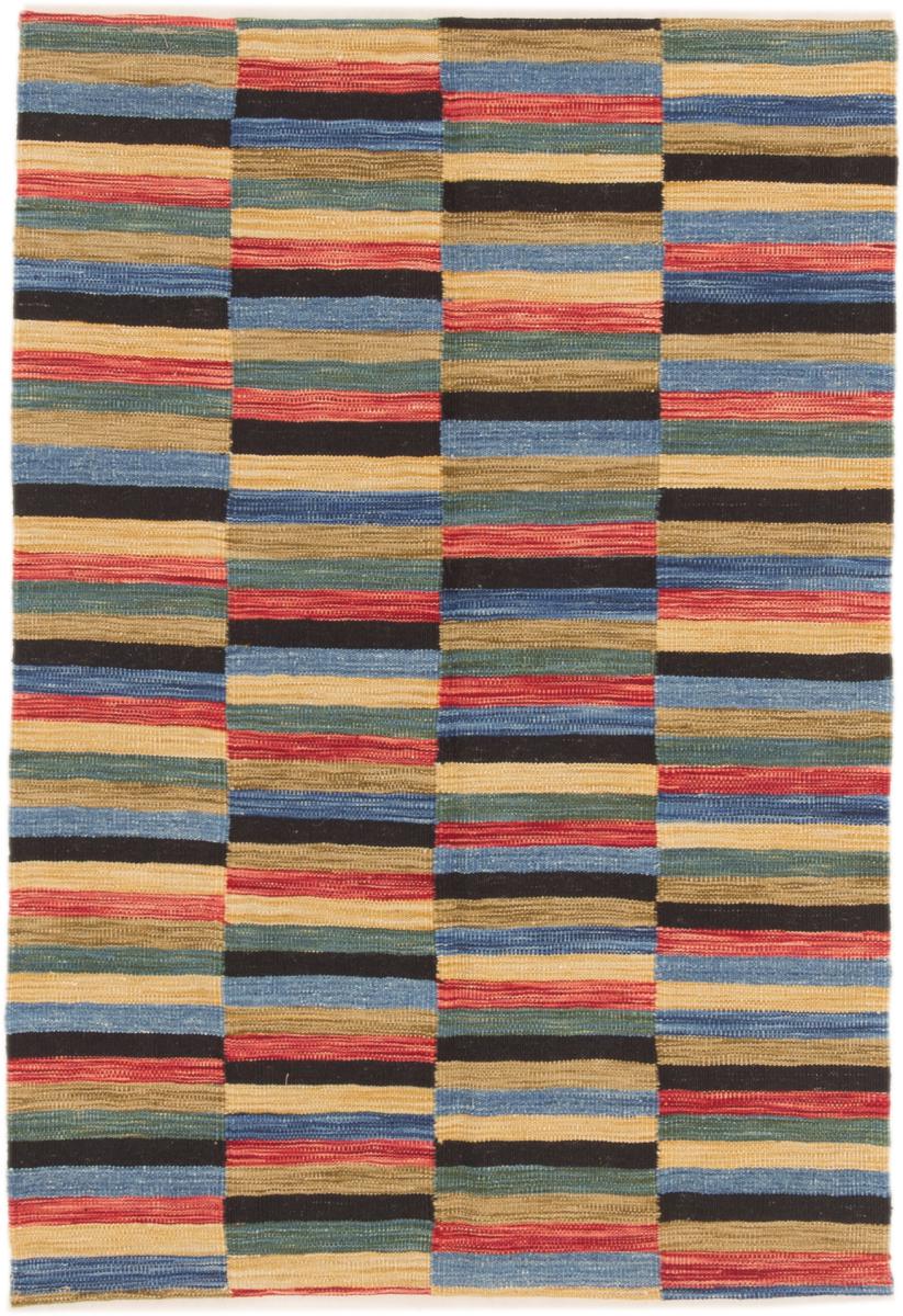 Tappeto Afgano Kilim Afghan Design 4'9"x3'4" 4'9"x3'4", Tappeto persiano Tessuto a mano