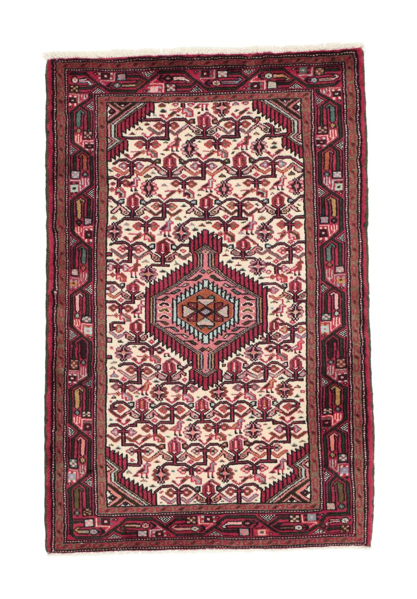 Tapis persan Hamadan 127x84 127x84, Tapis persan Noué à la main
