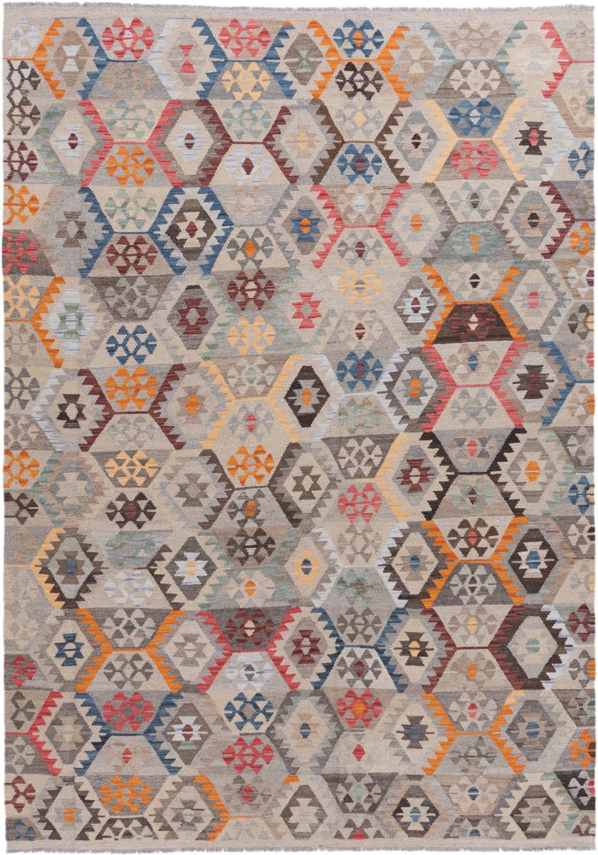 Afghanischer Teppich Kelim Afghan Heritage 9'9"x7'0" 9'9"x7'0", Perserteppich Handgewebt