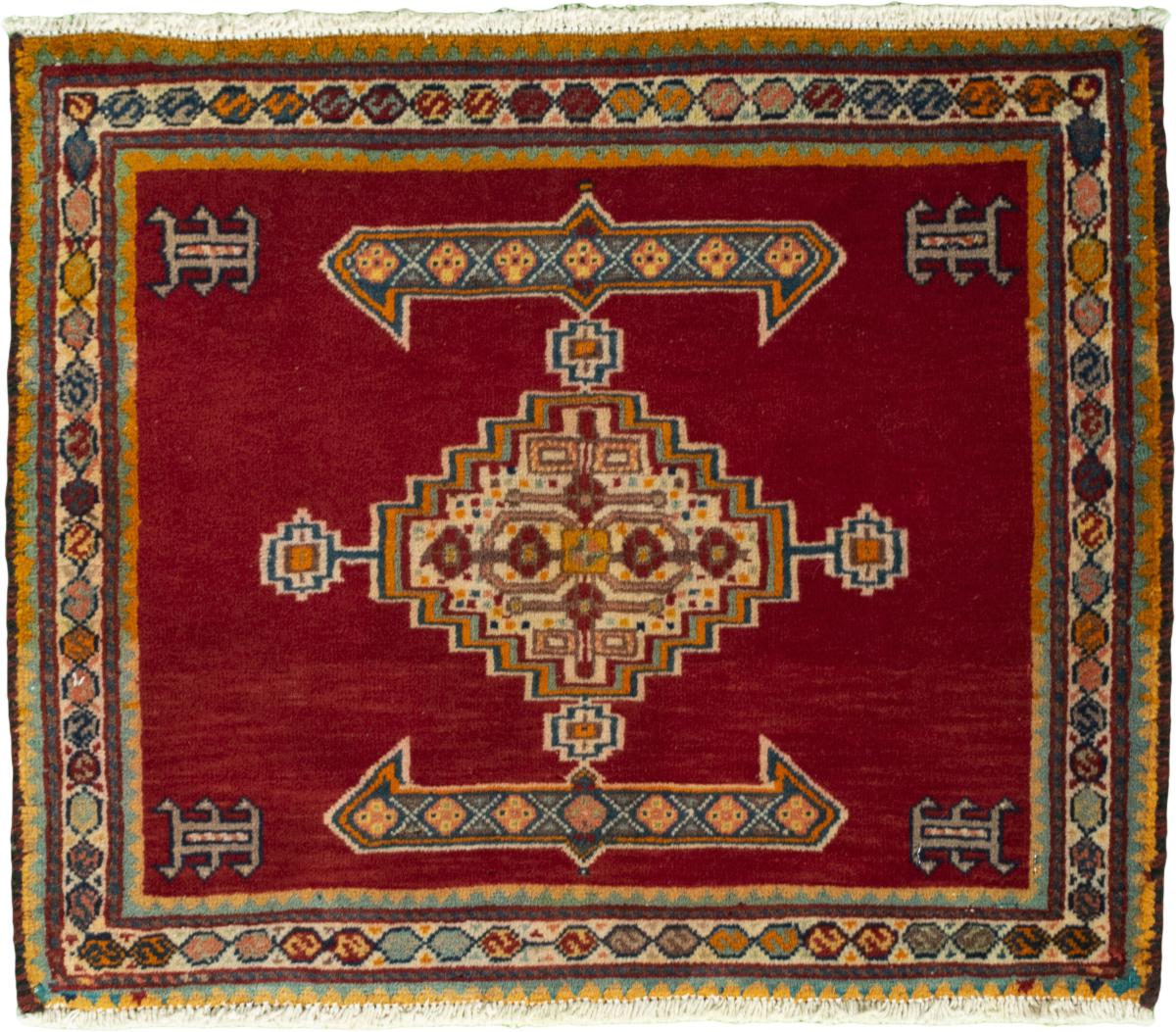 Persian Rug Shiraz 49x59 49x59, Persian Rug Knotted by hand
