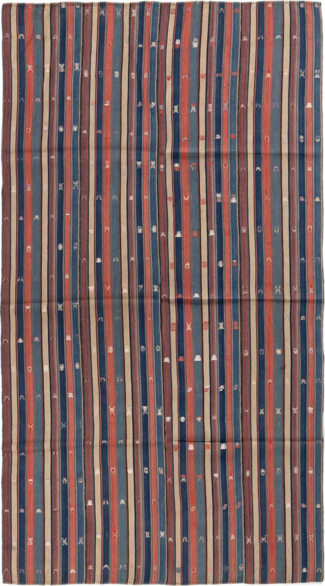 Tappeto persiano Kilim Fars Jajim Vecchio 190x105 190x105, Tappeto persiano Tessuto a mano