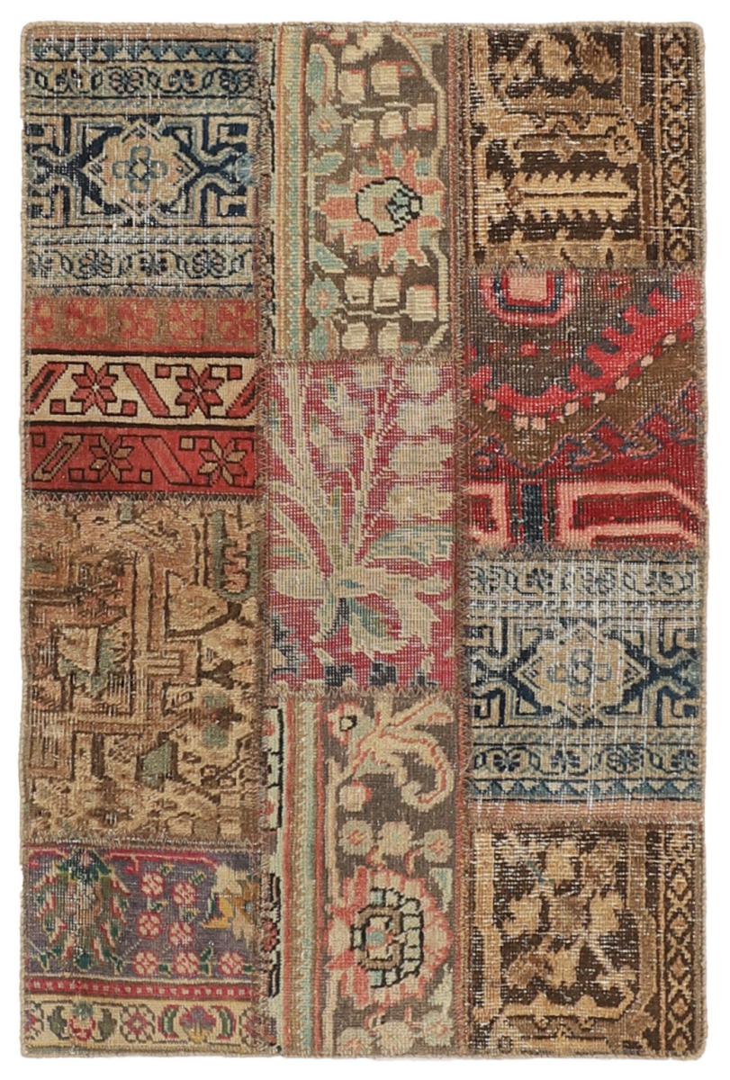 Alfombra persa Patchwork 126x81 126x81, Alfombra persa Anudado a mano