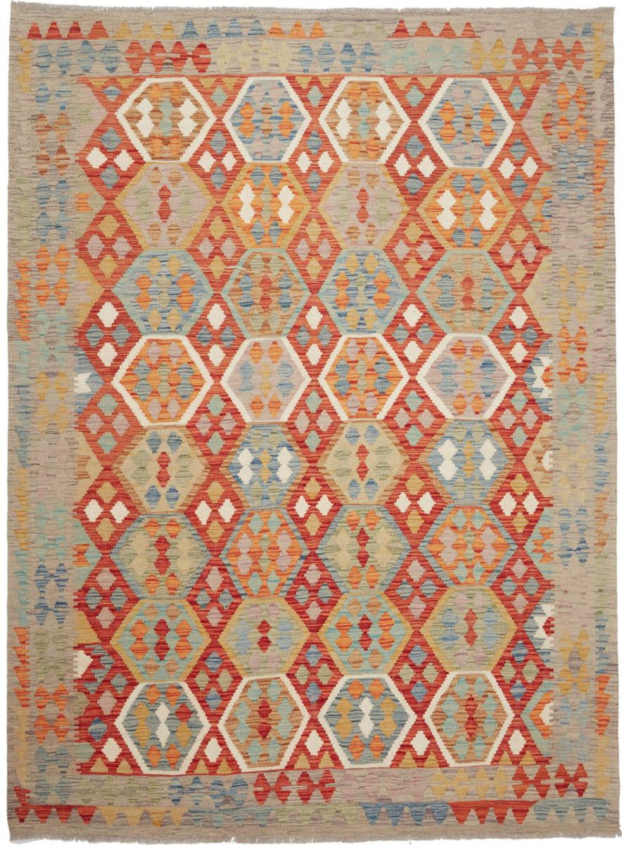 Tapete afegão Kilim Afegão 229x171 229x171, Tapete persa Tecido à mão