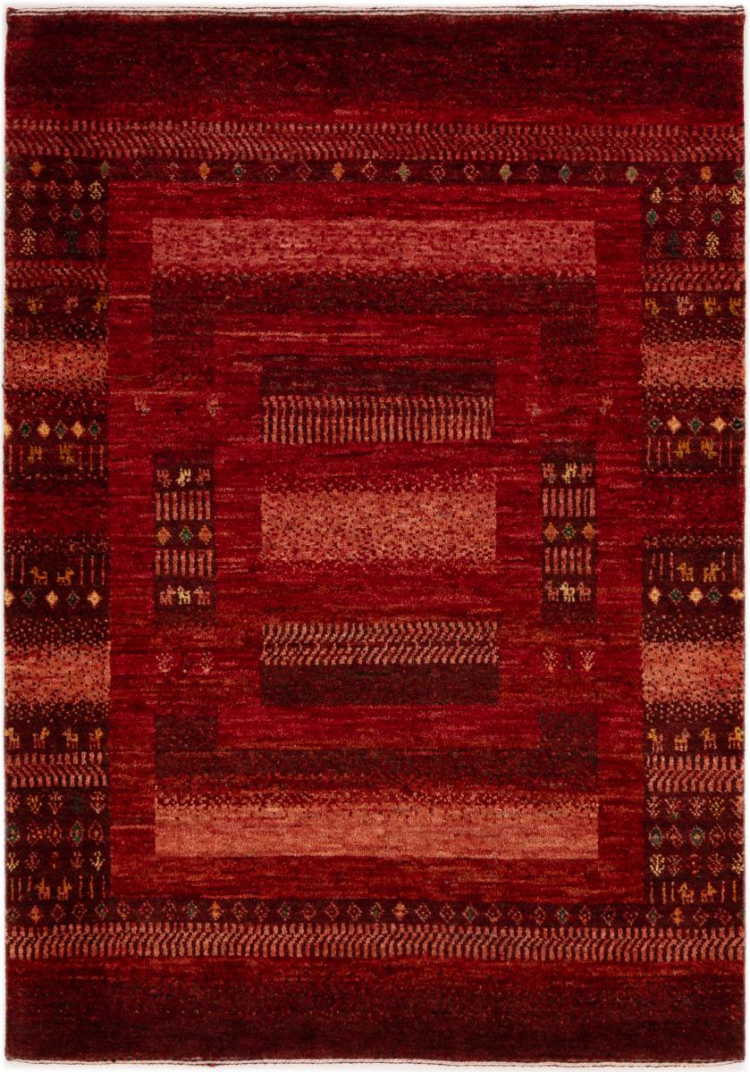 Tapete persa Persa Gabbeh Kashkuli Banafsheh 124x91 124x91, Tapete persa Atado à mão