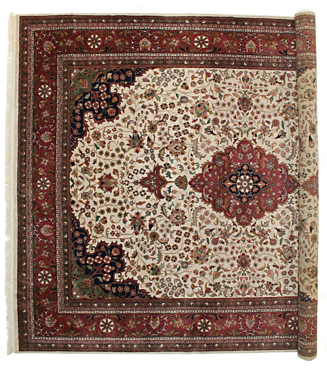 Tapis indien Indo Tabriz Royal 401x305 401x305, Tapis persan Noué à la main