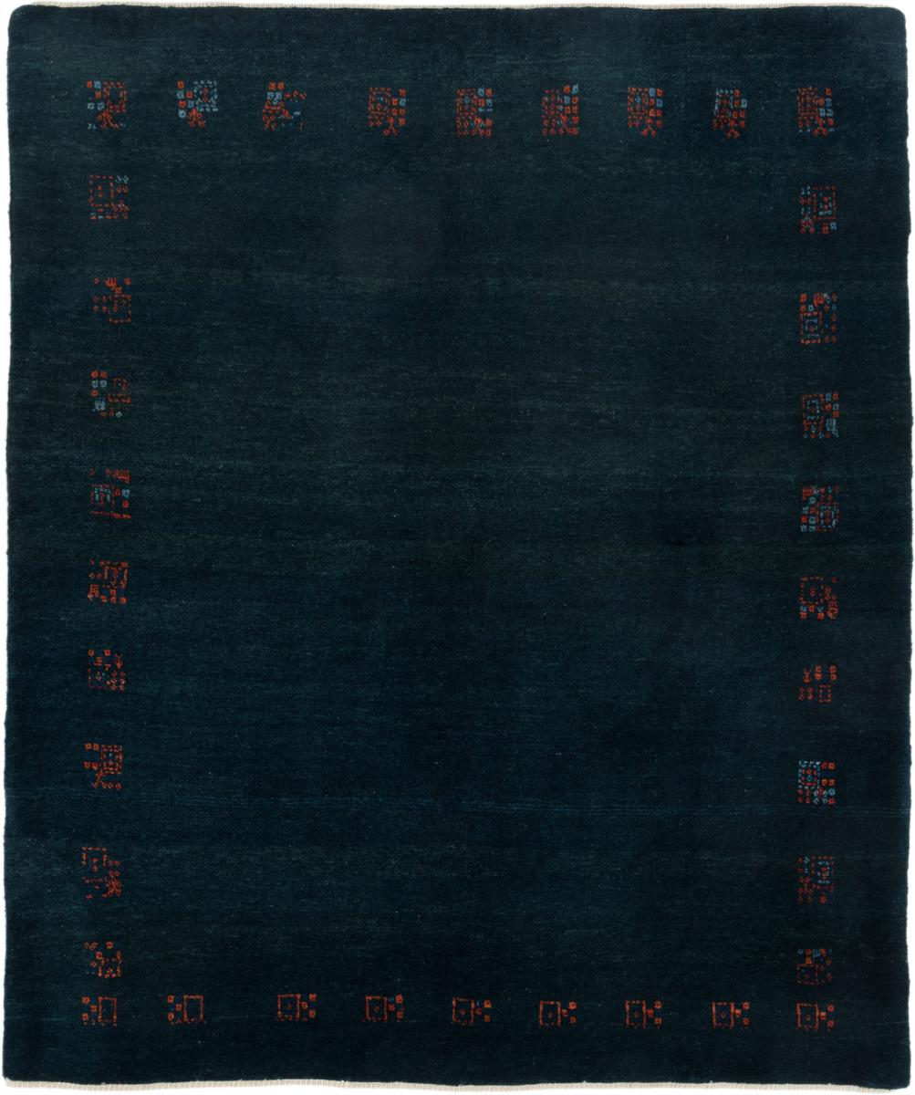 Persian Rug Persian Gabbeh Yalameh 204x175 204x175, Persian Rug Knotted by hand