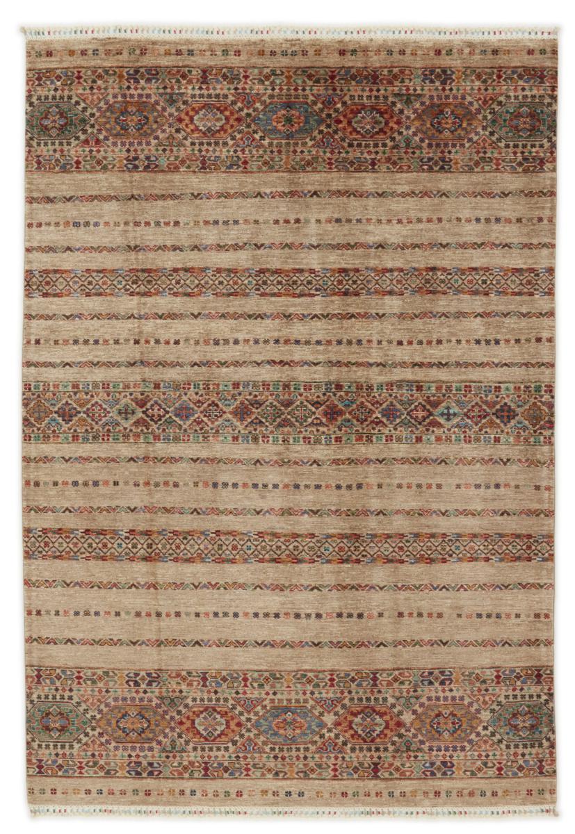 Afghan rug Arijana Shaal 251x175 251x175, Persian Rug Knotted by hand