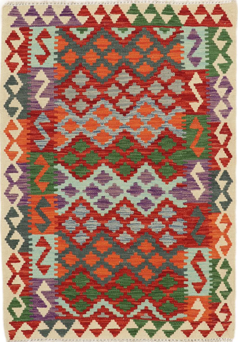 Tapete afegão Kilim Afegão 120x85 120x85, Tapete persa Tecido à mão