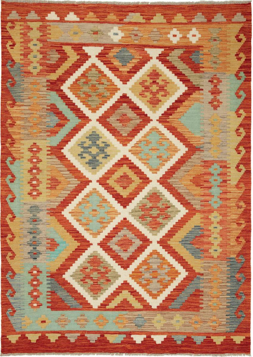 Tapete afegão Kilim Afegão 172x124 172x124, Tapete persa Tecido à mão