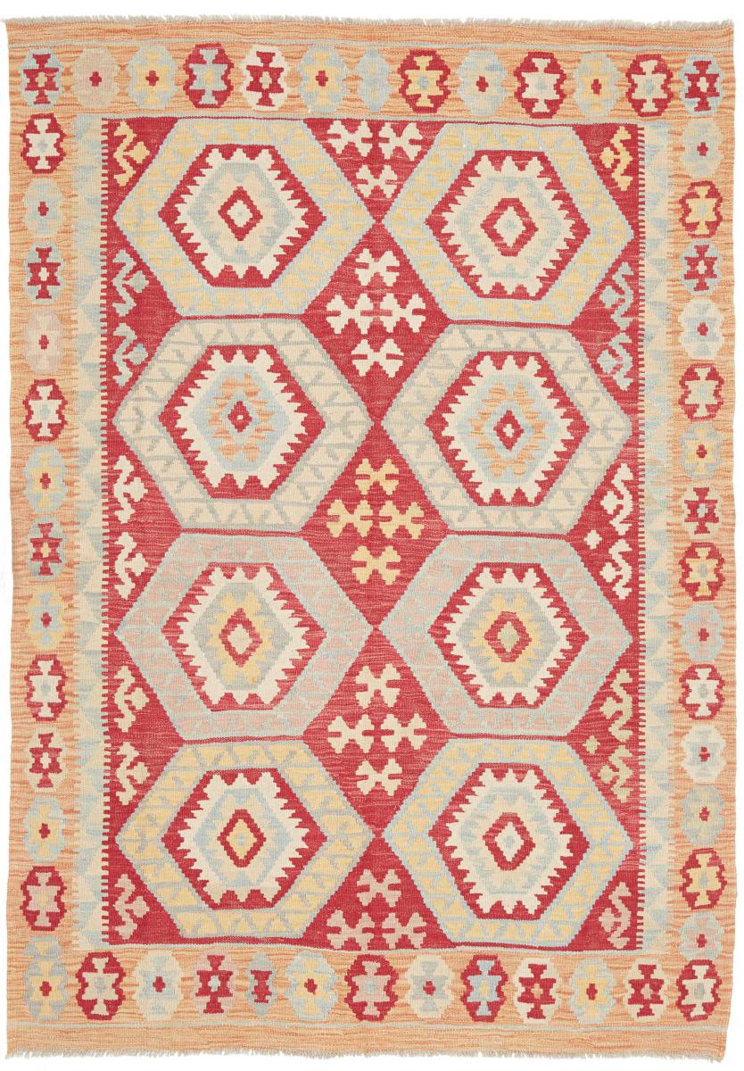 Αφγανικό χαλί Κιλίμ Afghan 199x141 199x141, Περσικό χαλί Χειροποίητη ύφανση