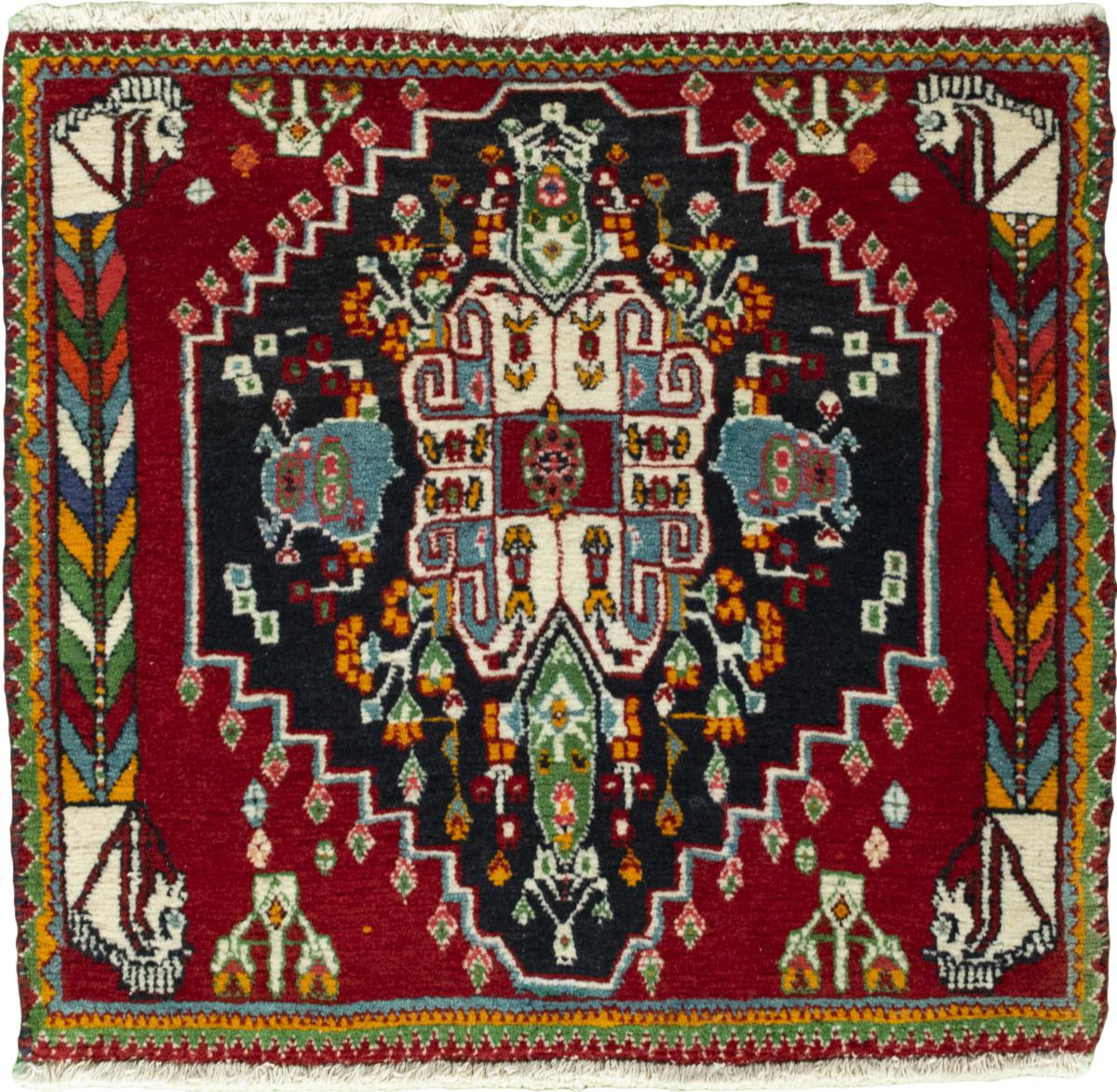 Persian Rug Shiraz 59x64 59x64, Persian Rug Knotted by hand