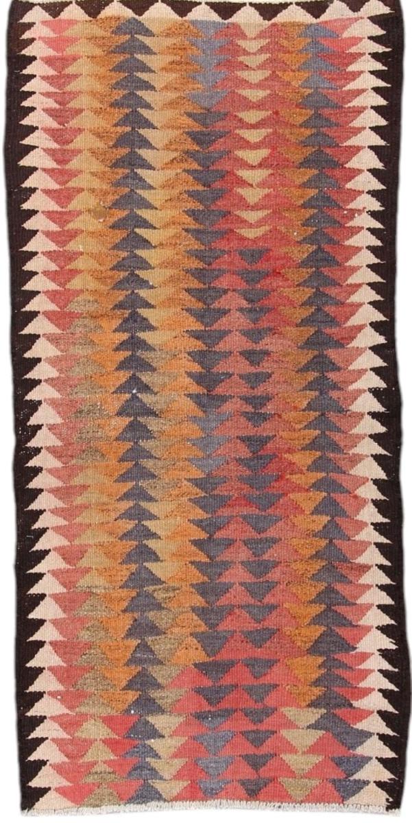 Perserteppich Kelim Fars Antik 7'7"x3'7" 7'7"x3'7", Perserteppich Handgewebt