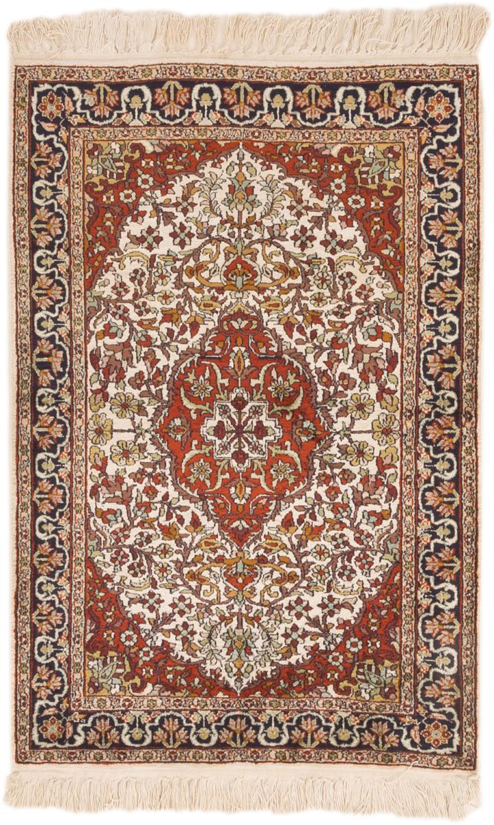 Indiaas tapijt Kasjmier Zijde 120x81 120x81, Perzisch tapijt Handgeknoopte