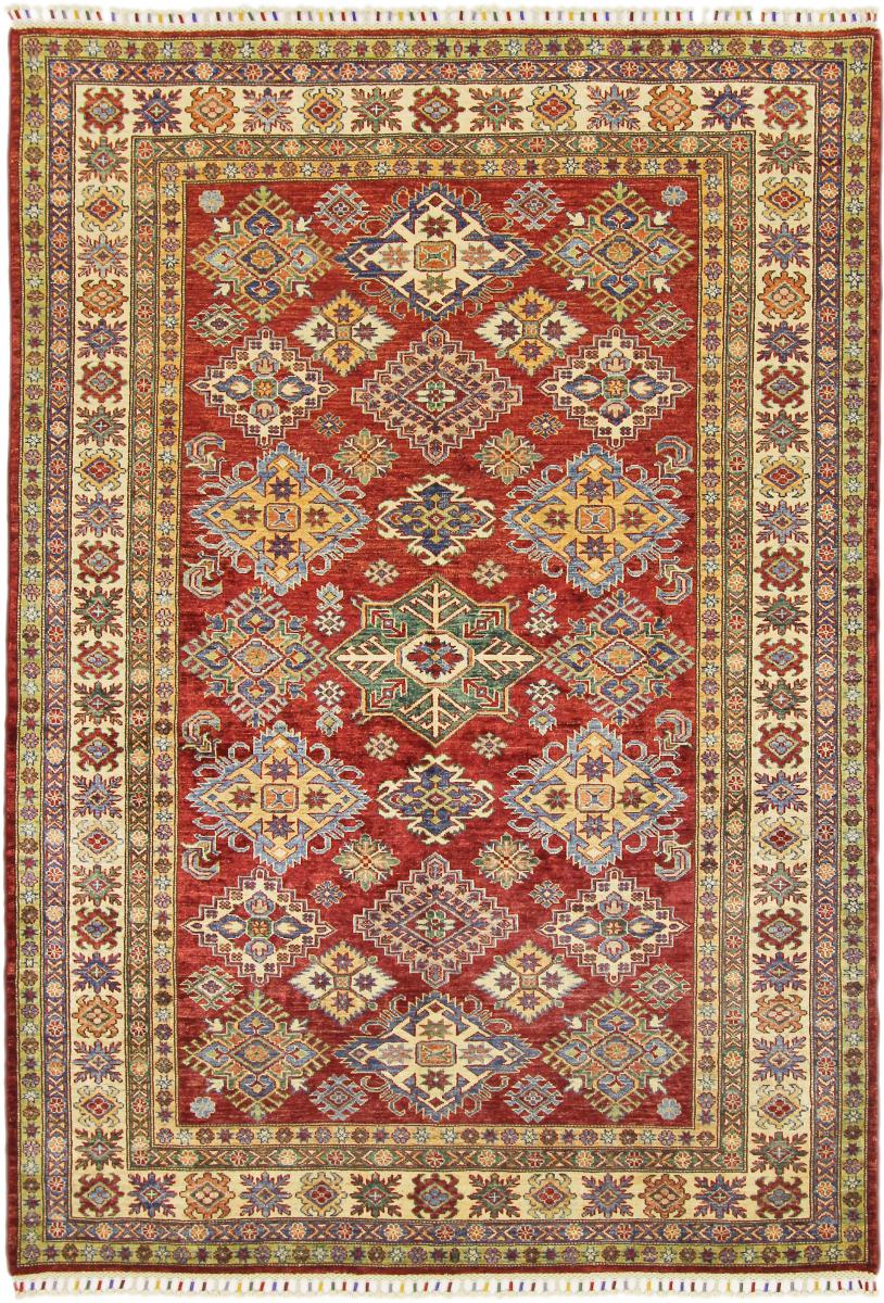 Afghan rug Super Kazak 244x169 244x169, Persian Rug Knotted by hand